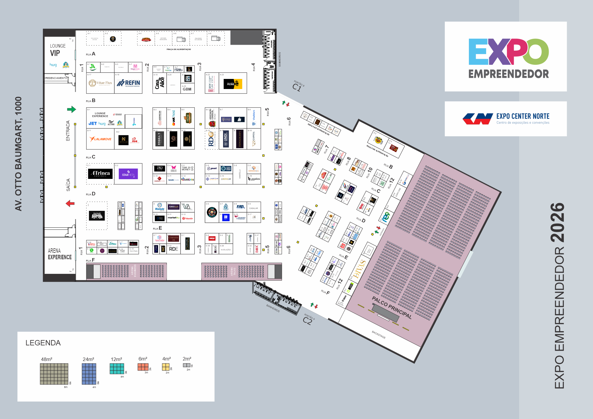Planta da Expo Empreendedor